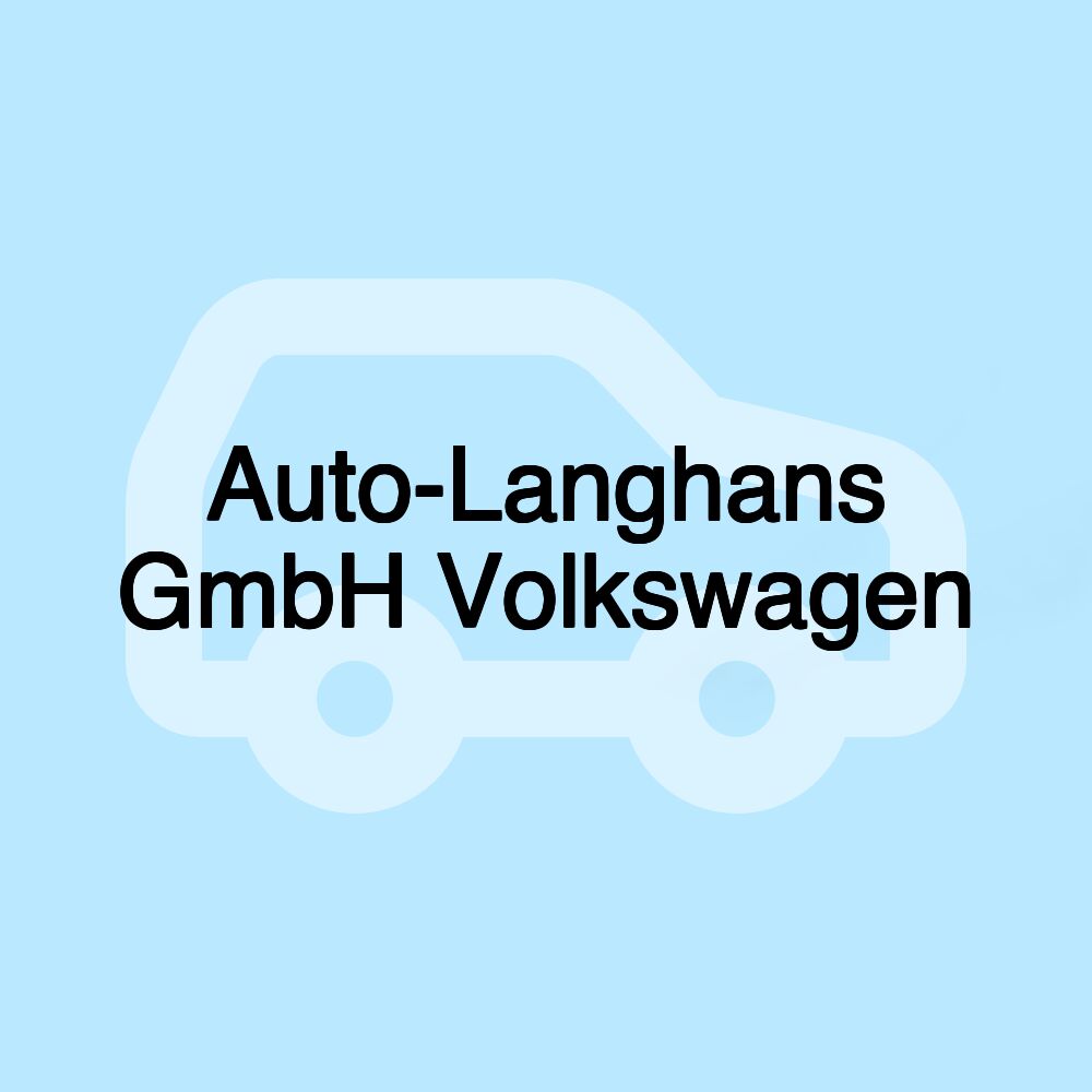 Auto-Langhans GmbH Volkswagen