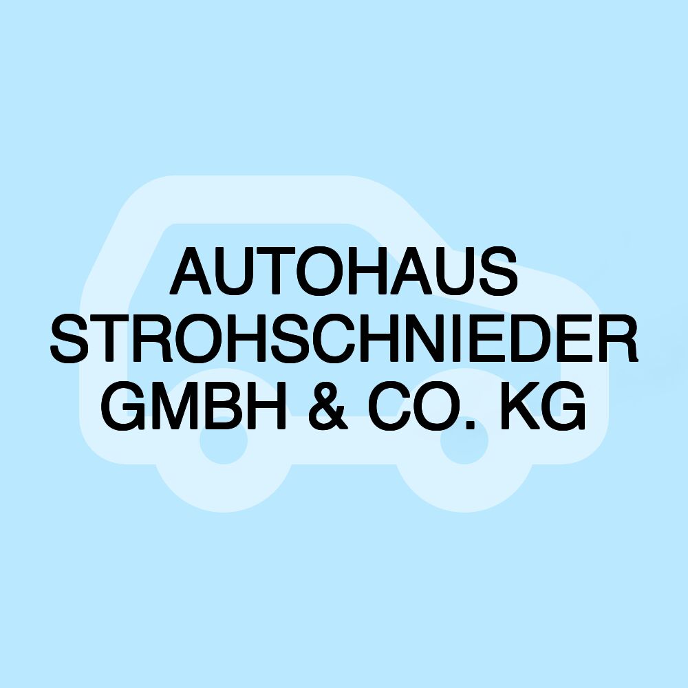 AUTOHAUS STROHSCHNIEDER GMBH & CO. KG