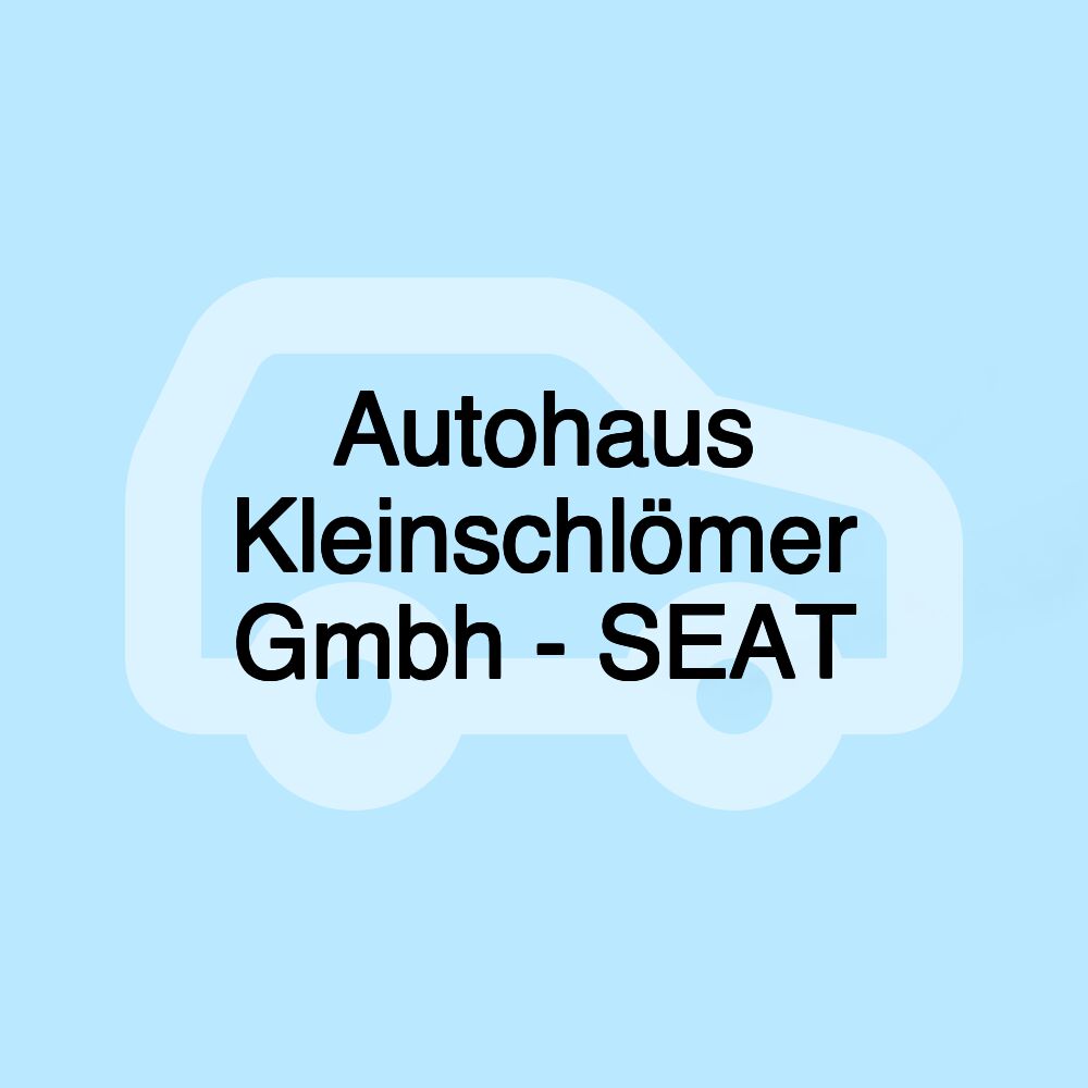 Autohaus Kleinschlömer Gmbh - SEAT