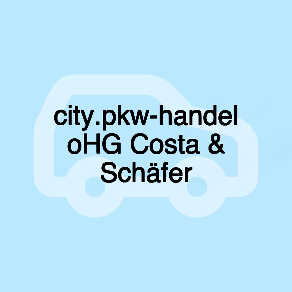 city.pkw-handel oHG Costa & Schäfer