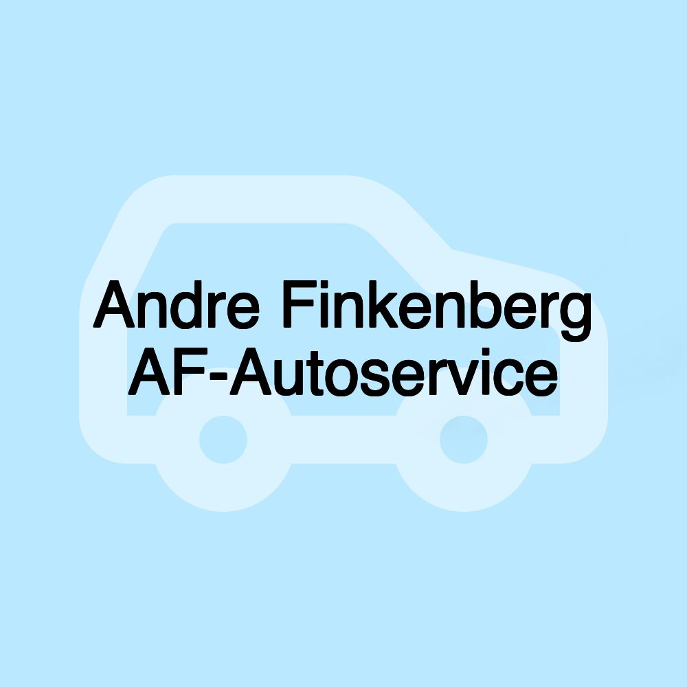 Andre Finkenberg AF-Autoservice