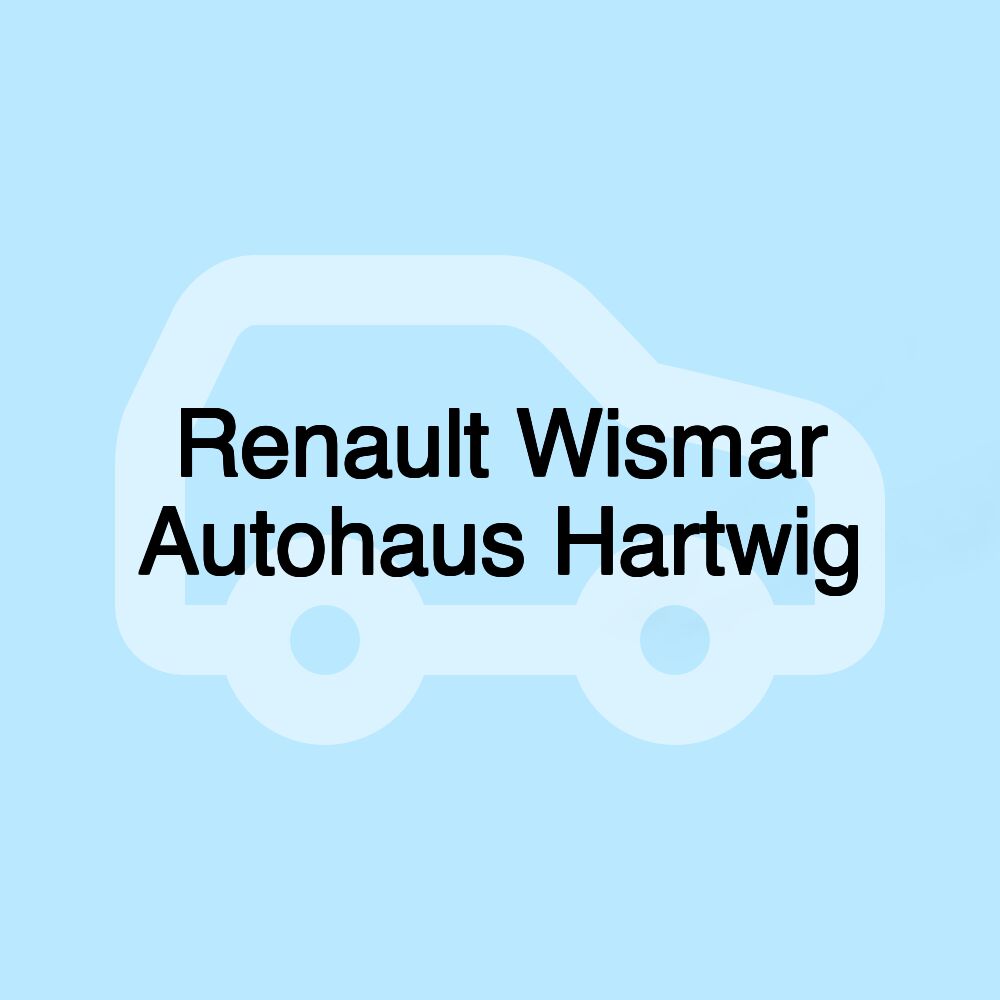 Renault Wismar Autohaus Hartwig