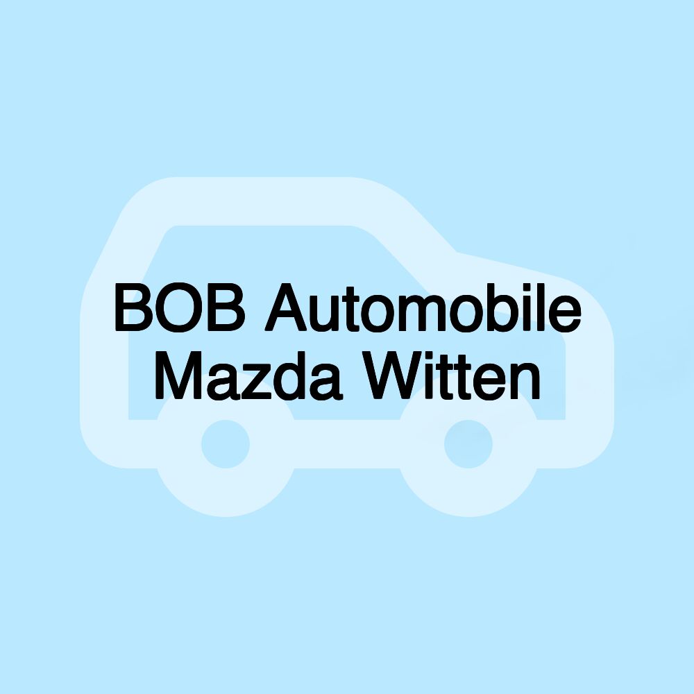 BOB Automobile Mazda Witten