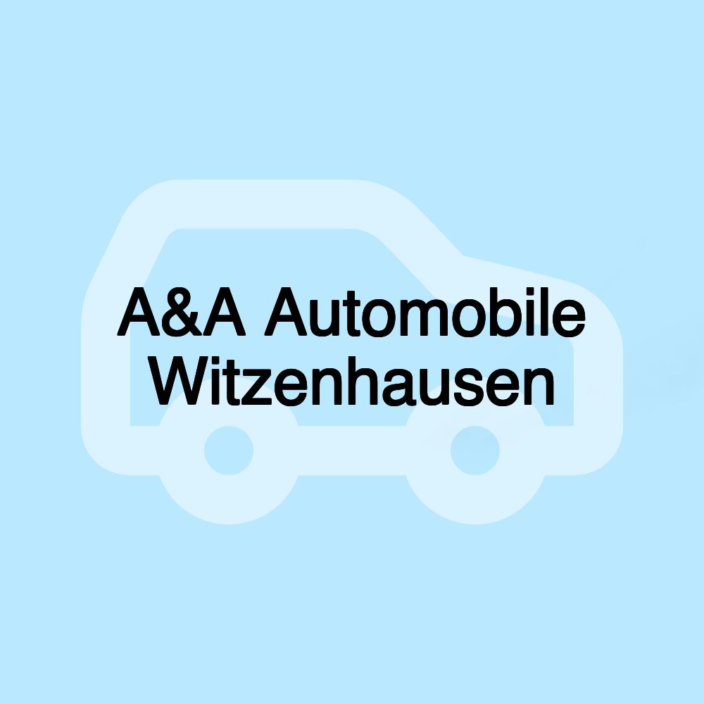 A&A Automobile Witzenhausen