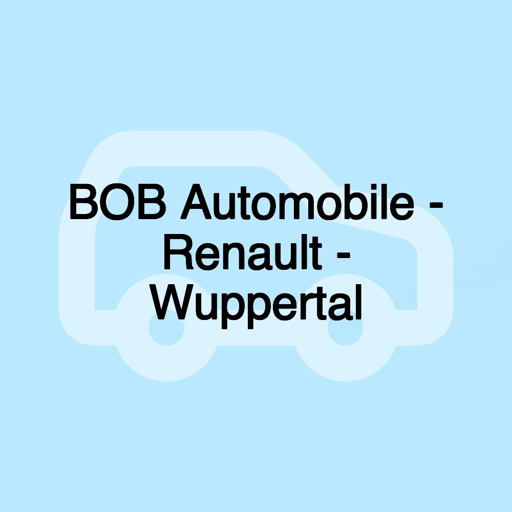 BOB Automobile - Renault - Wuppertal