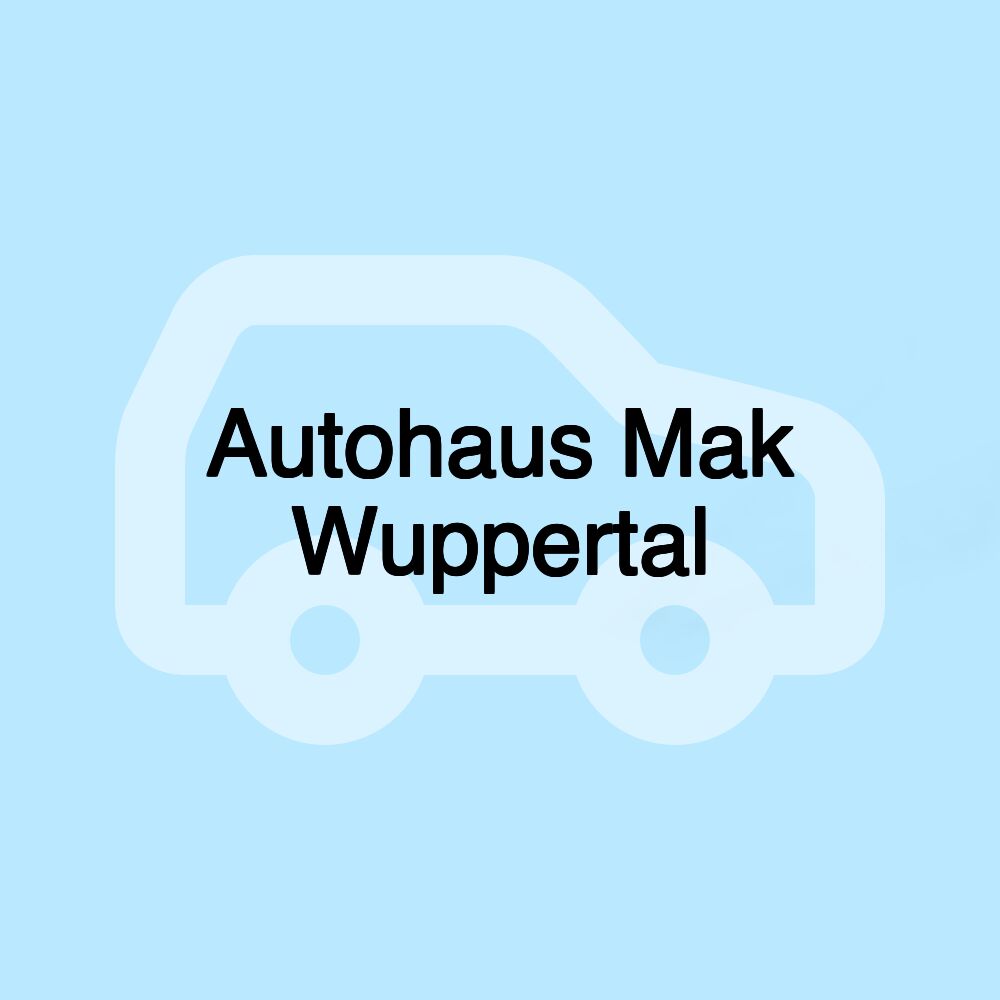 Autohaus Mak Wuppertal