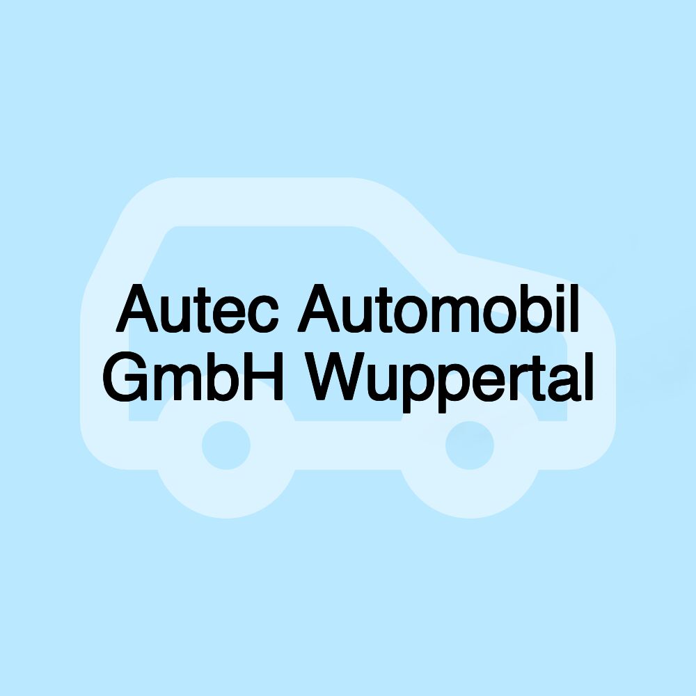 Autec Automobil GmbH Wuppertal