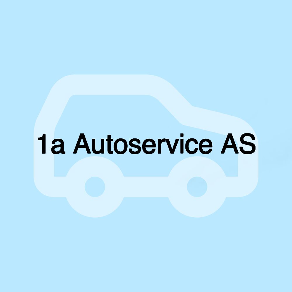 1a Autoservice AS