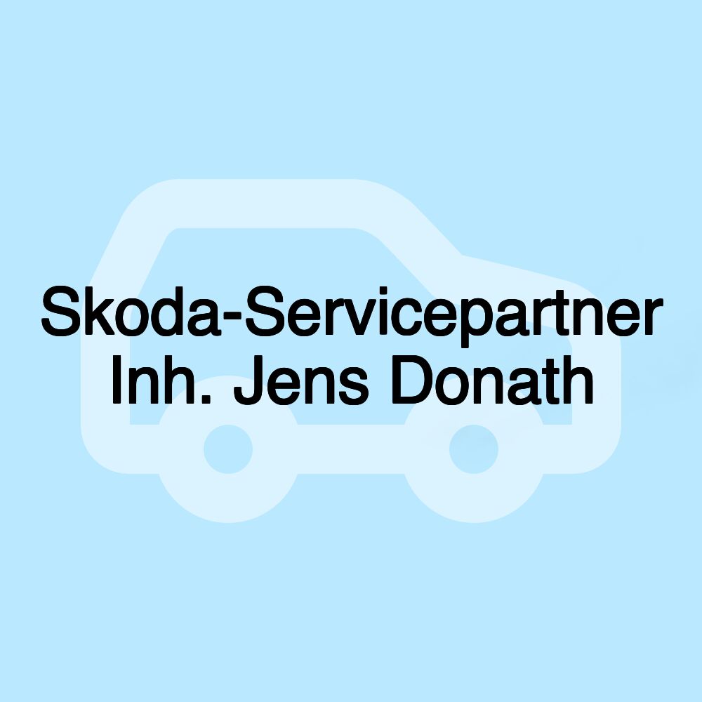 Skoda-Servicepartner Inh. Jens Donath