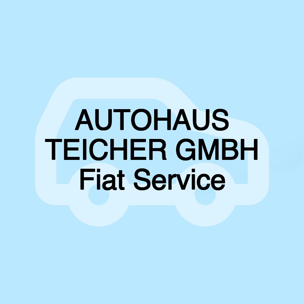 AUTOHAUS TEICHER GMBH Fiat Service