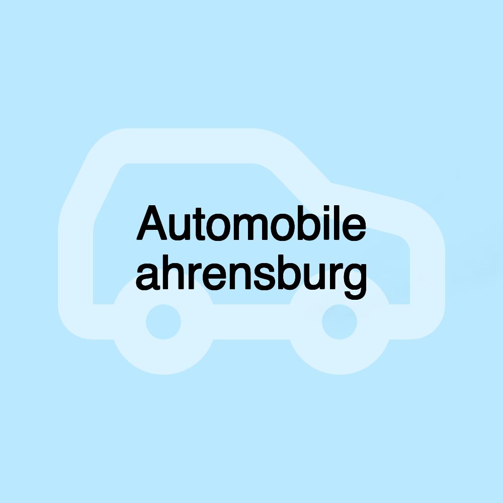 Automobile ahrensburg