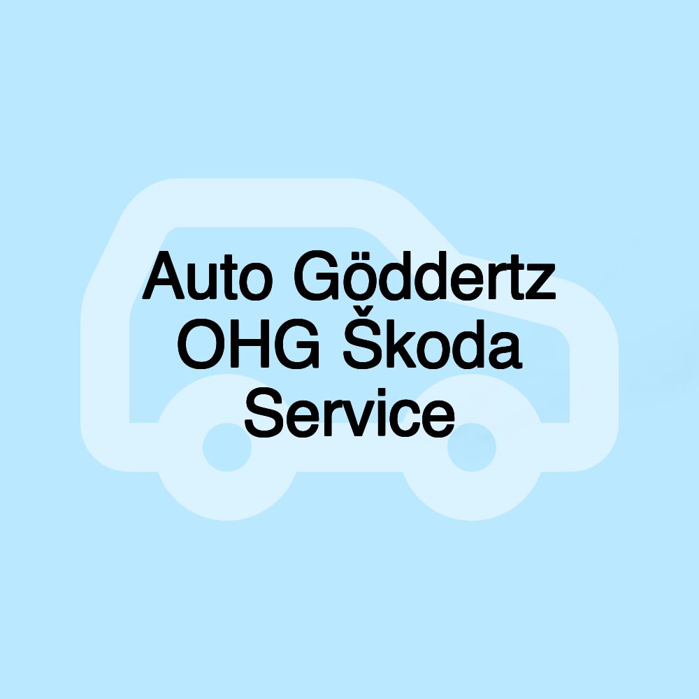 Auto Göddertz OHG Škoda Service