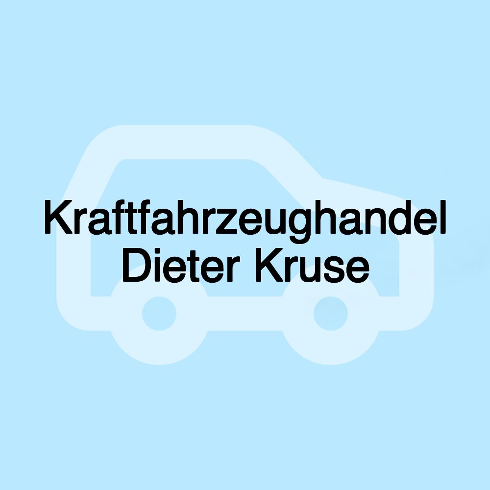 Kraftfahrzeughandel Dieter Kruse