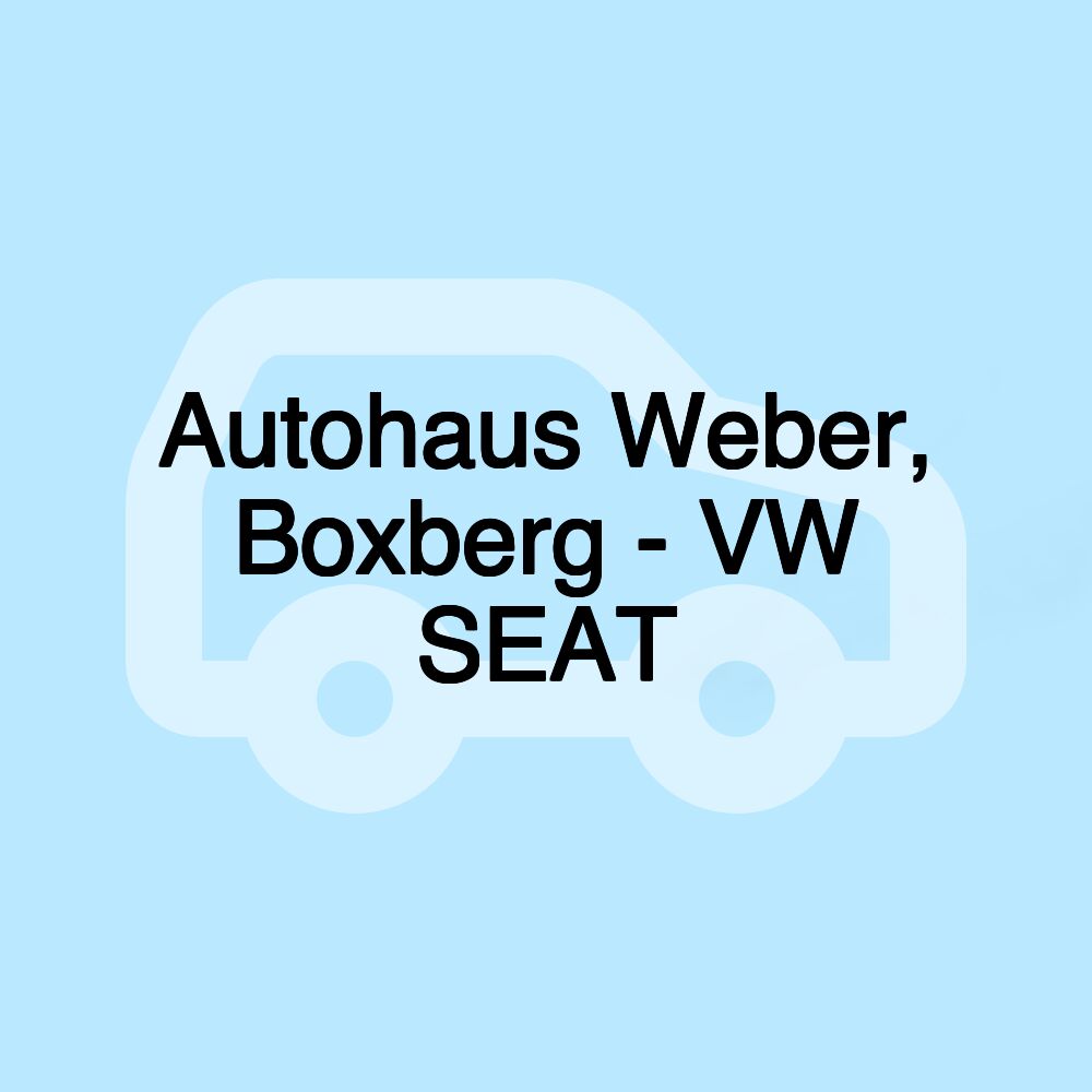 Autohaus Weber, Boxberg - VW SEAT