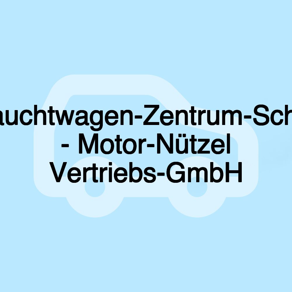 Gebrauchtwagen-Zentrum-Scheßlitz - Motor-Nützel Vertriebs-GmbH