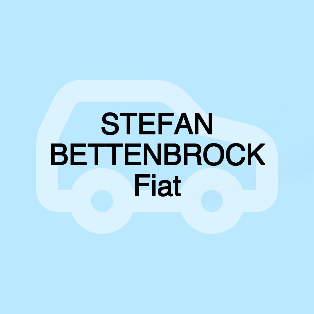 STEFAN BETTENBROCK Fiat