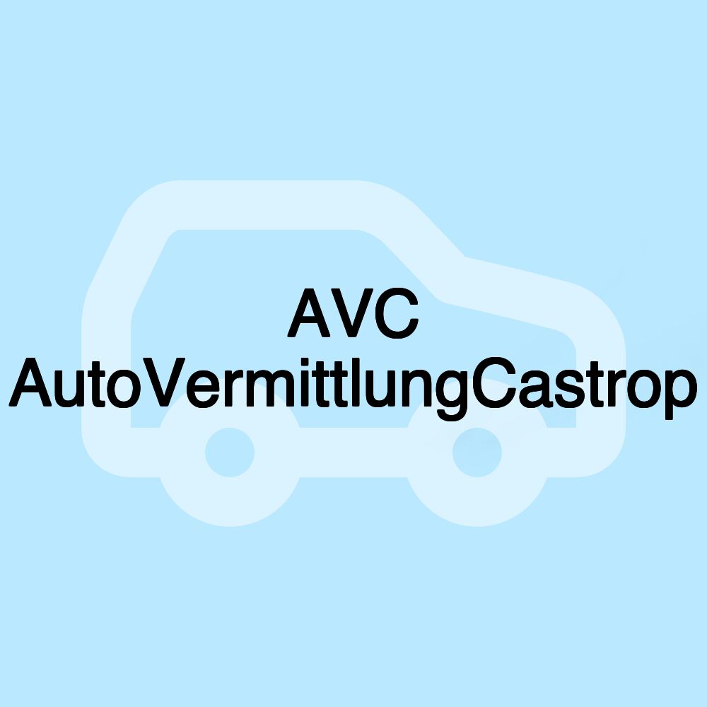 AVC AutoVermittlungCastrop