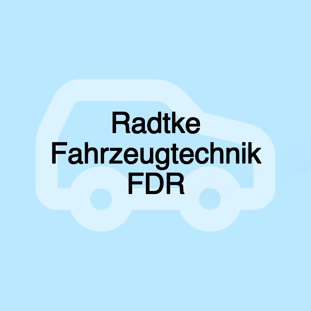 Radtke Fahrzeugtechnik FDR