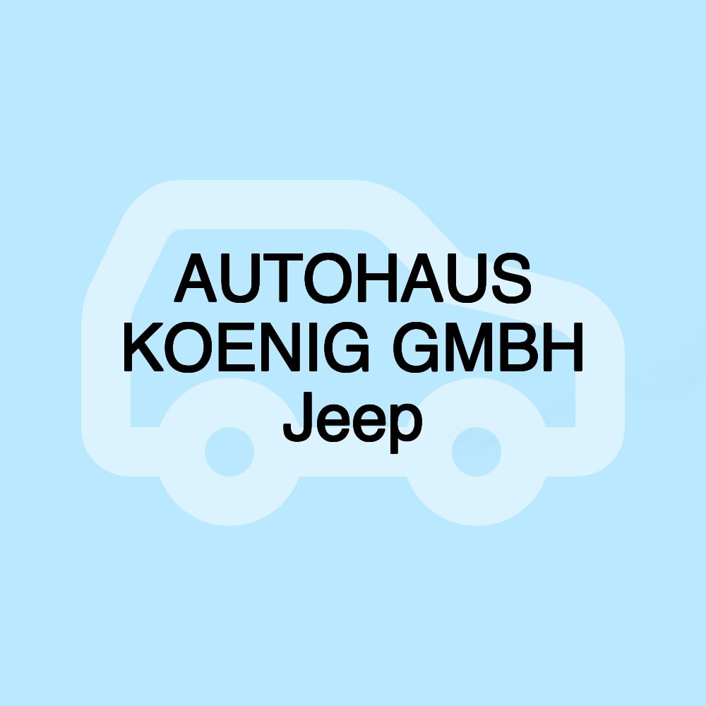 AUTOHAUS KOENIG GMBH Jeep