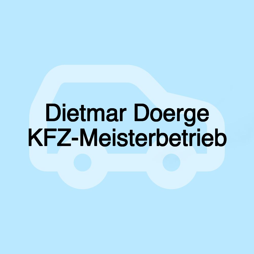 Dietmar Doerge KFZ-Meisterbetrieb