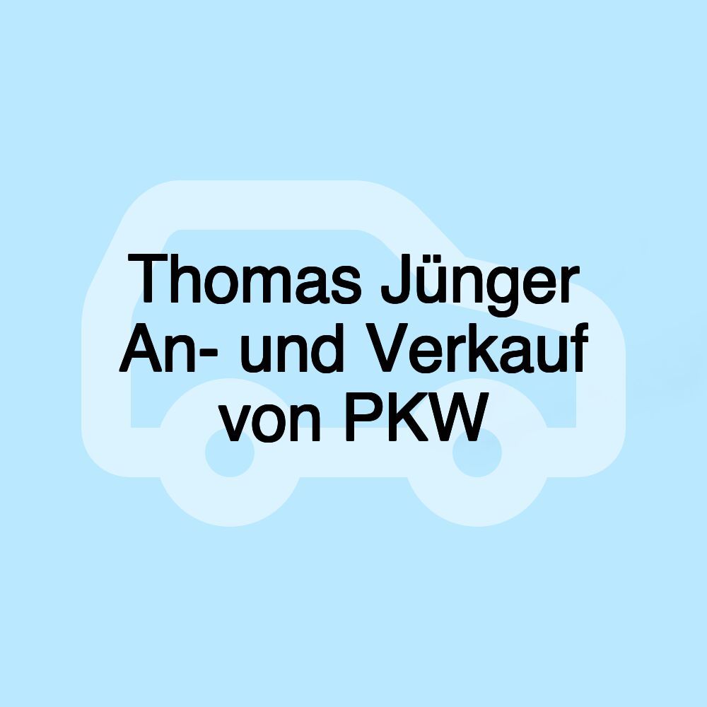 Thomas Jünger An- und Verkauf von PKW