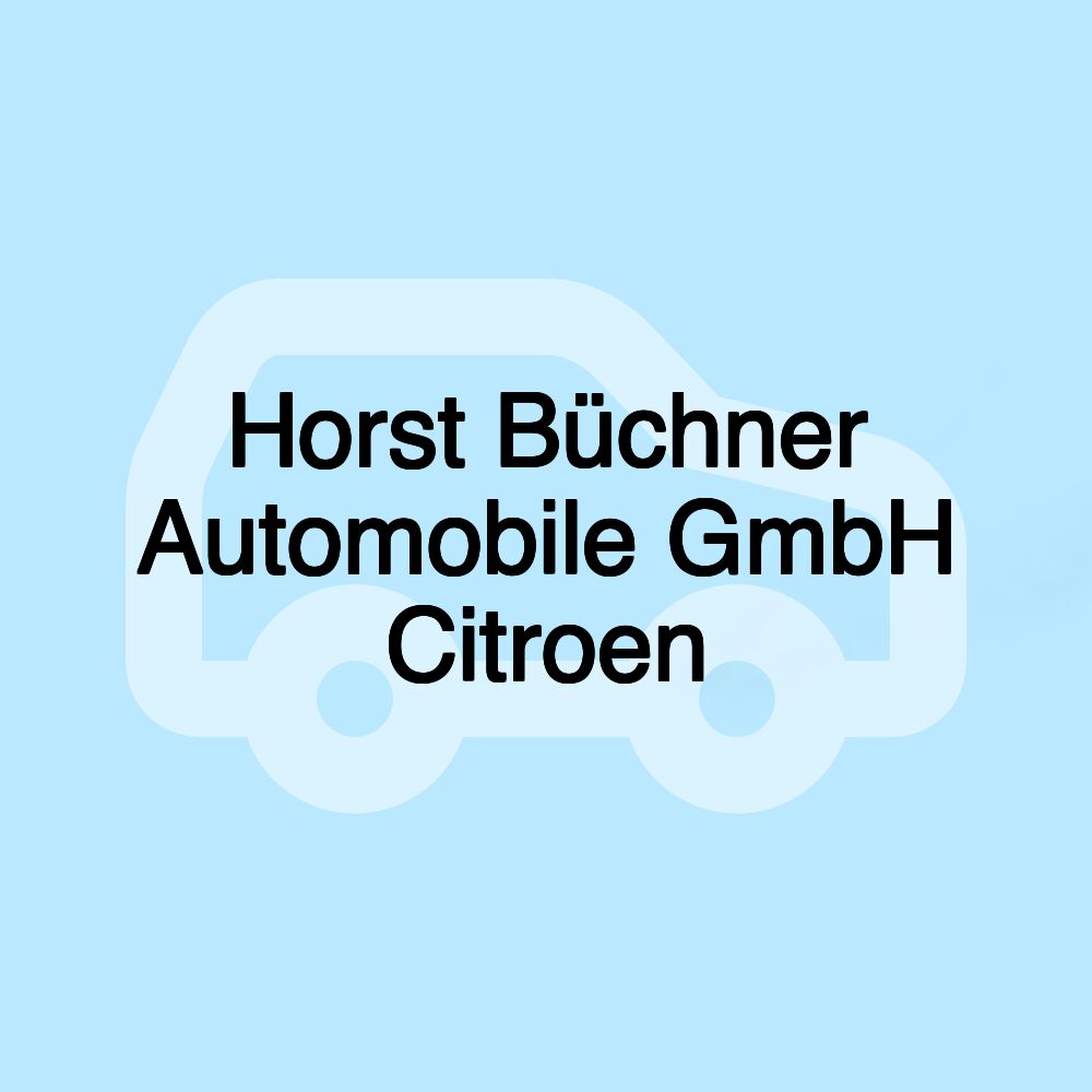 Horst Büchner Automobile GmbH Citroen