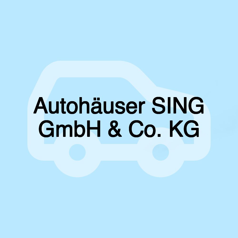 Autohäuser SING GmbH & Co. KG