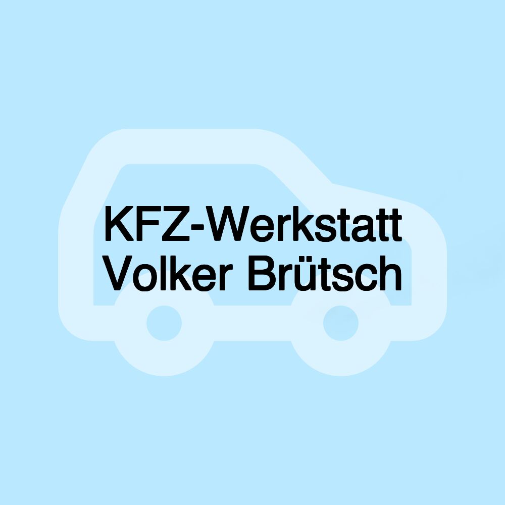 KFZ-Werkstatt Volker Brütsch