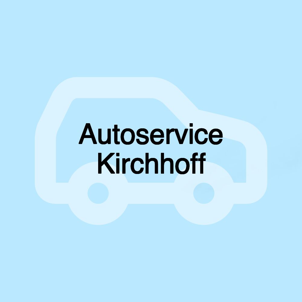 Autoservice Kirchhoff