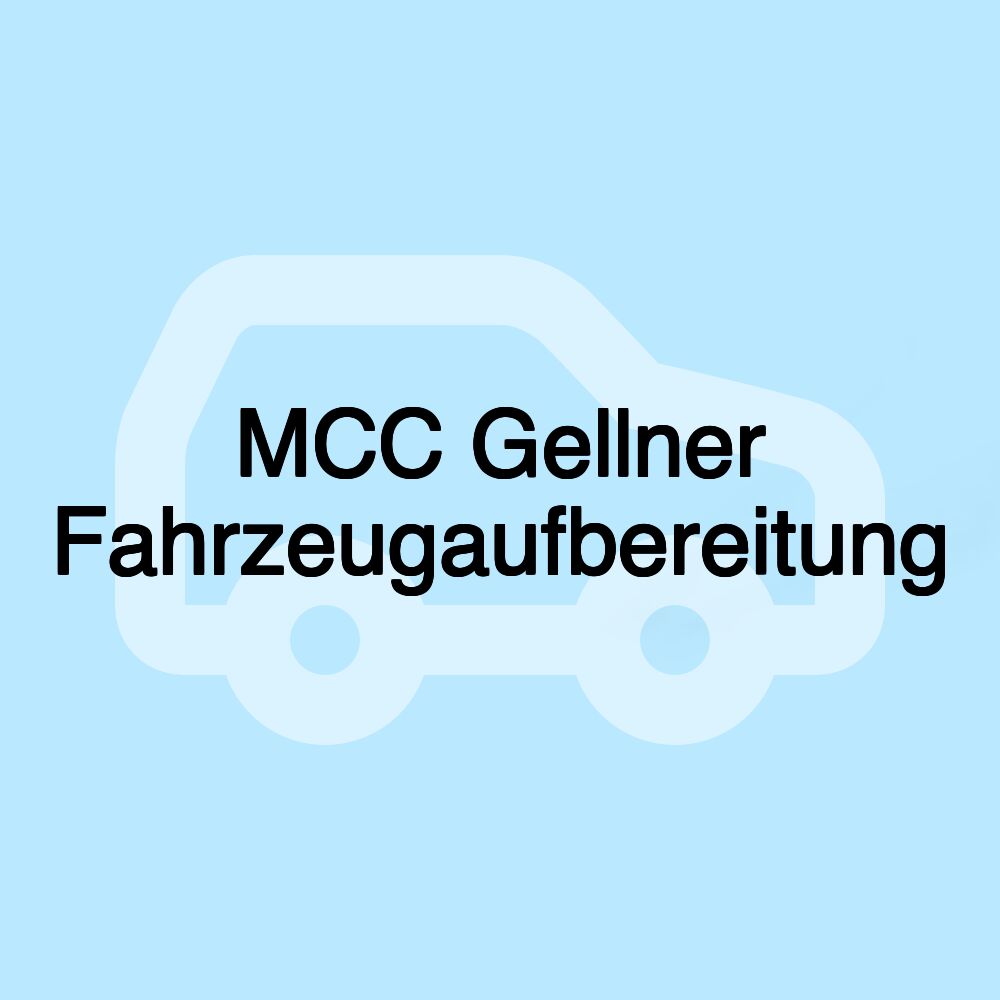 MCC Gellner Fahrzeugaufbereitung