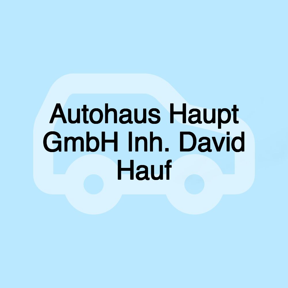 Autohaus Haupt GmbH Inh. David Hauf