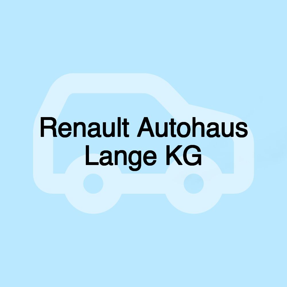 Renault Autohaus Lange KG