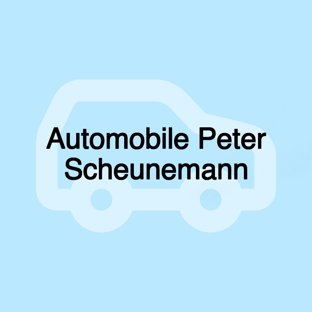 Automobile Peter Scheunemann