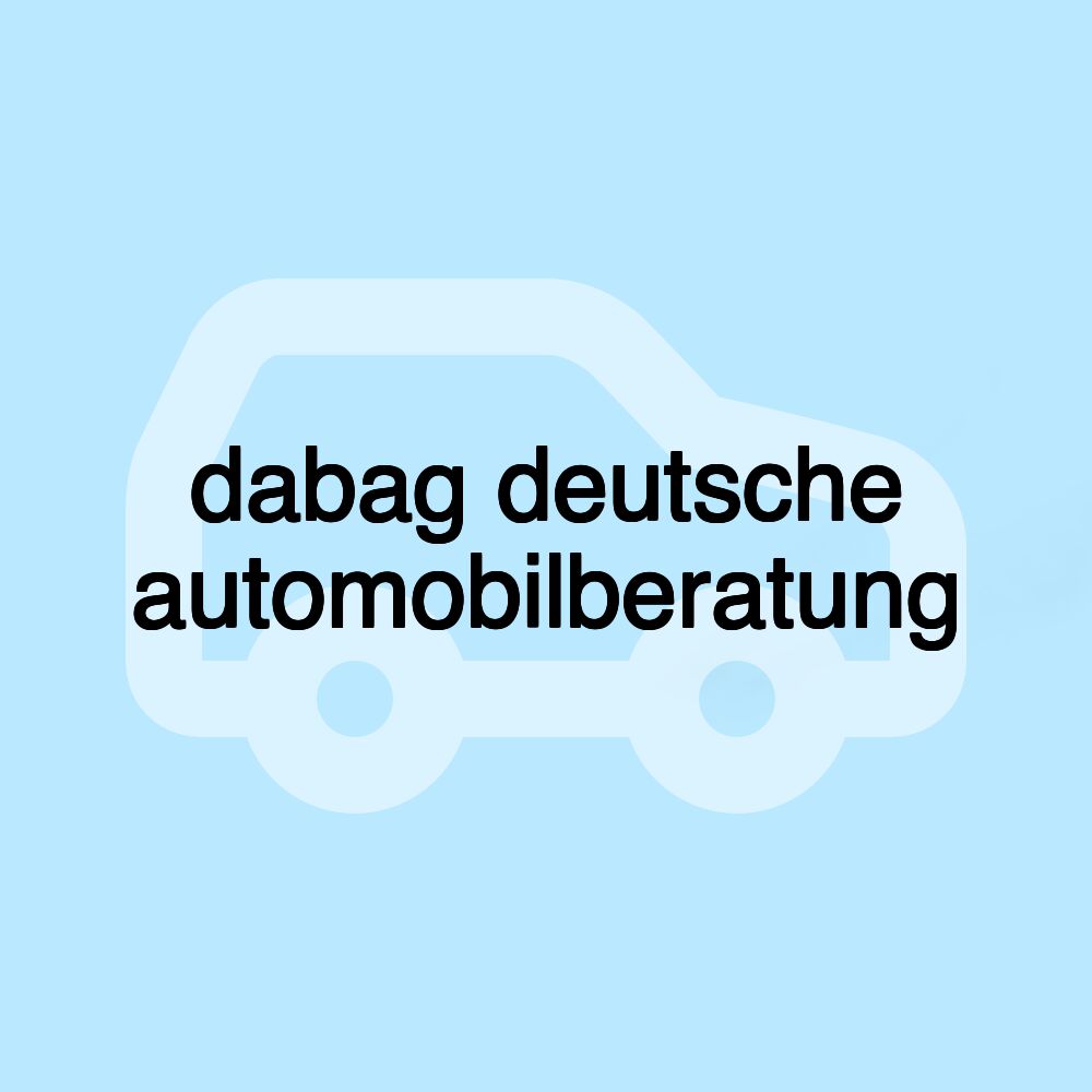 dabag deutsche automobilberatung