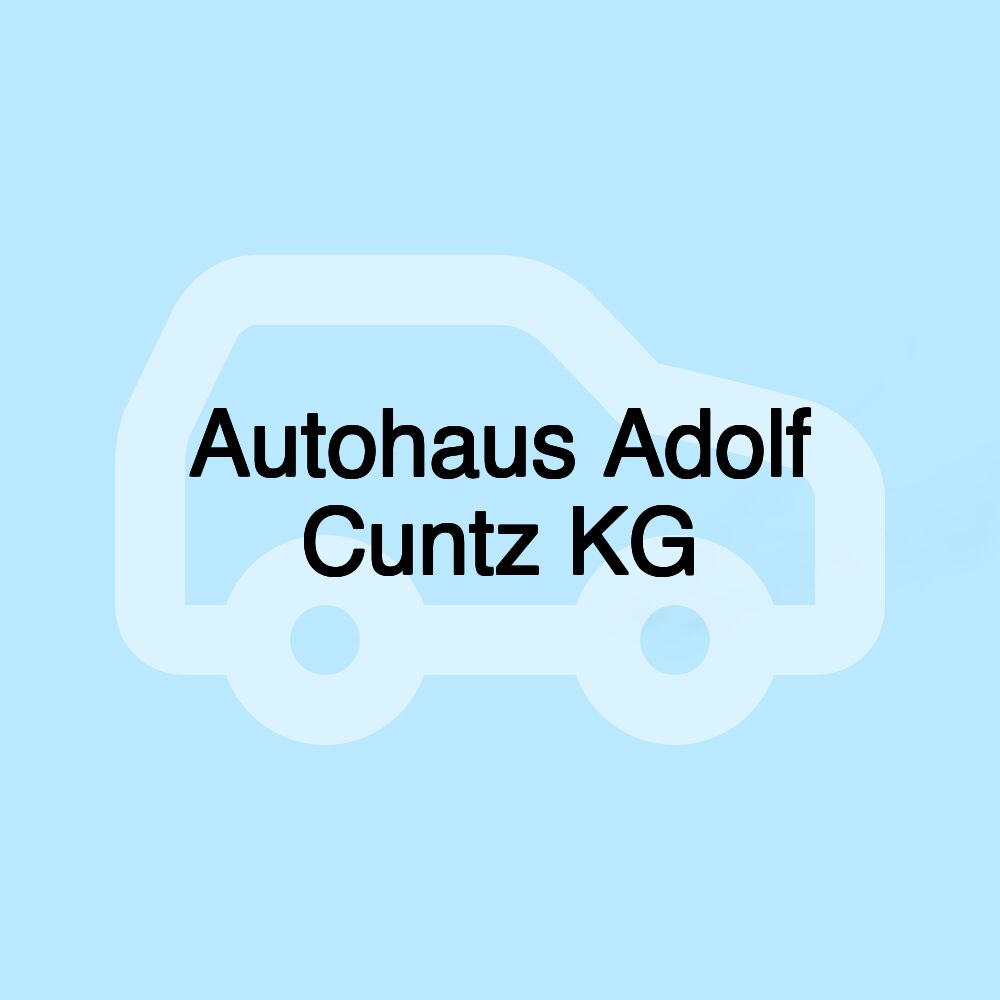 Autohaus Adolf Cuntz KG