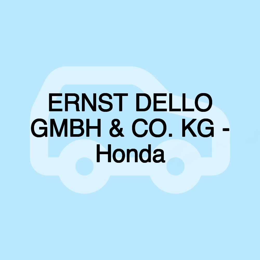 ERNST DELLO GMBH & CO. KG - Honda