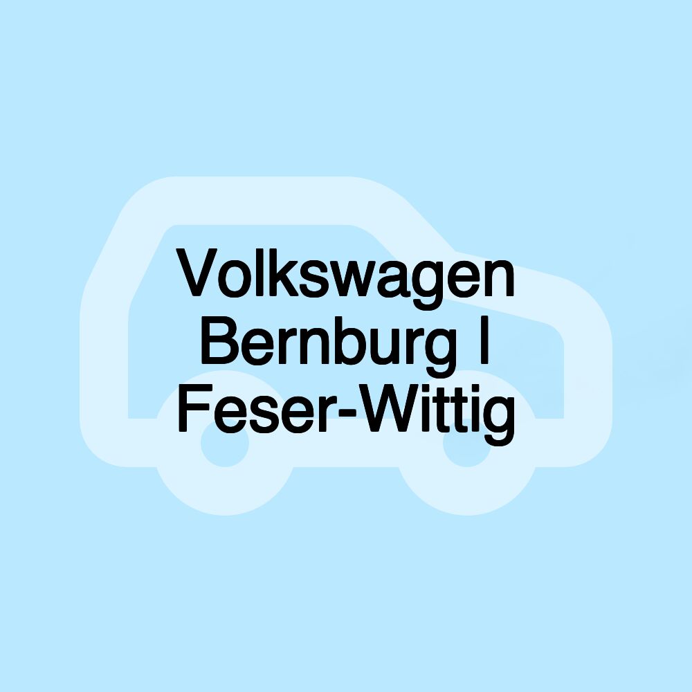 Volkswagen Bernburg | Feser-Wittig