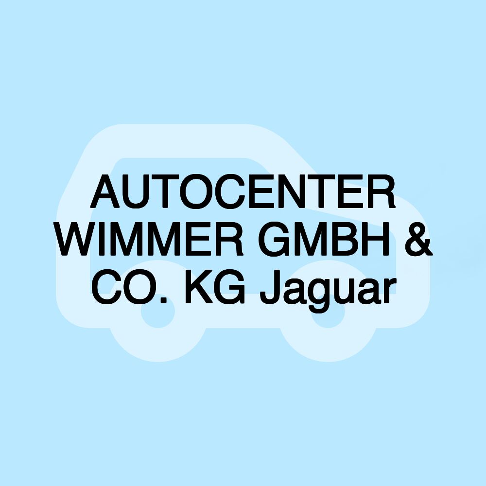 AUTOCENTER WIMMER GMBH & CO. KG Jaguar