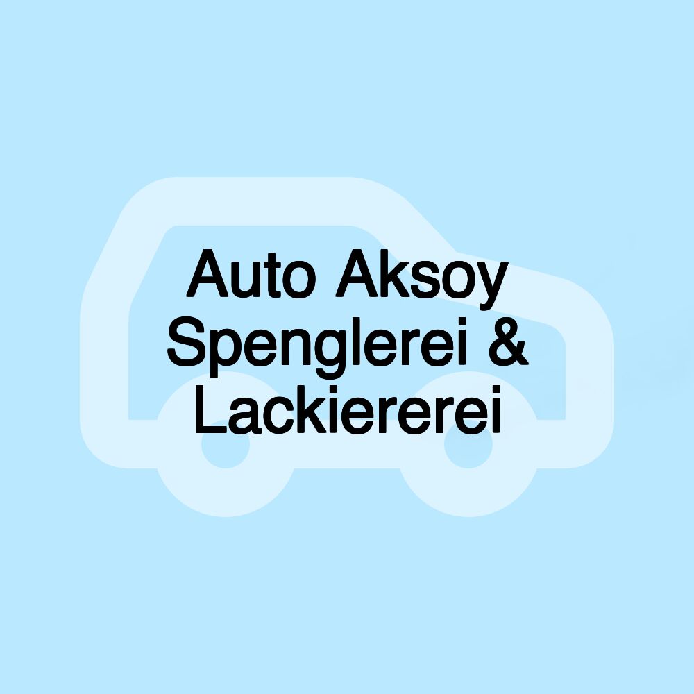 Auto Aksoy Spenglerei & Lackiererei