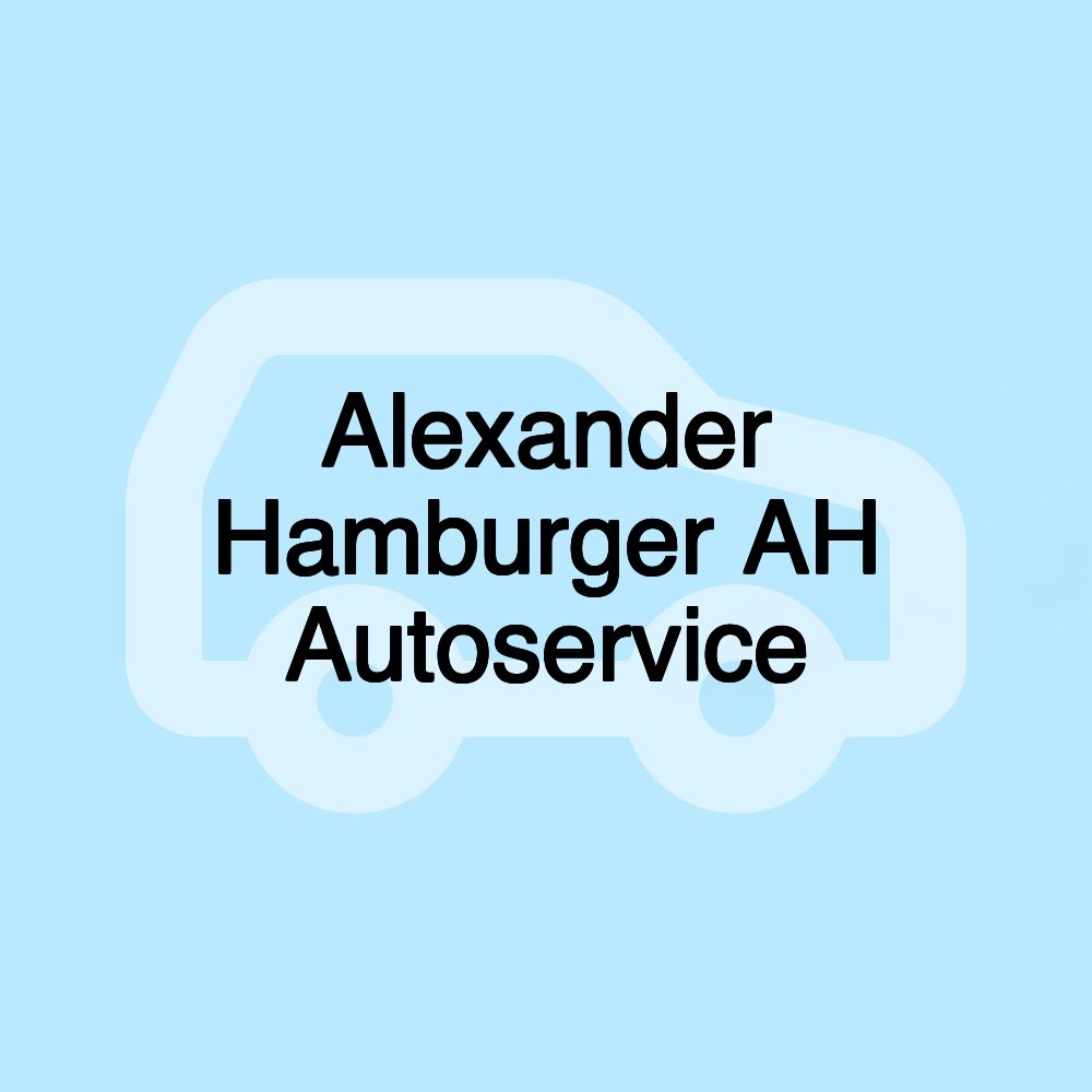 Alexander Hamburger AH Autoservice