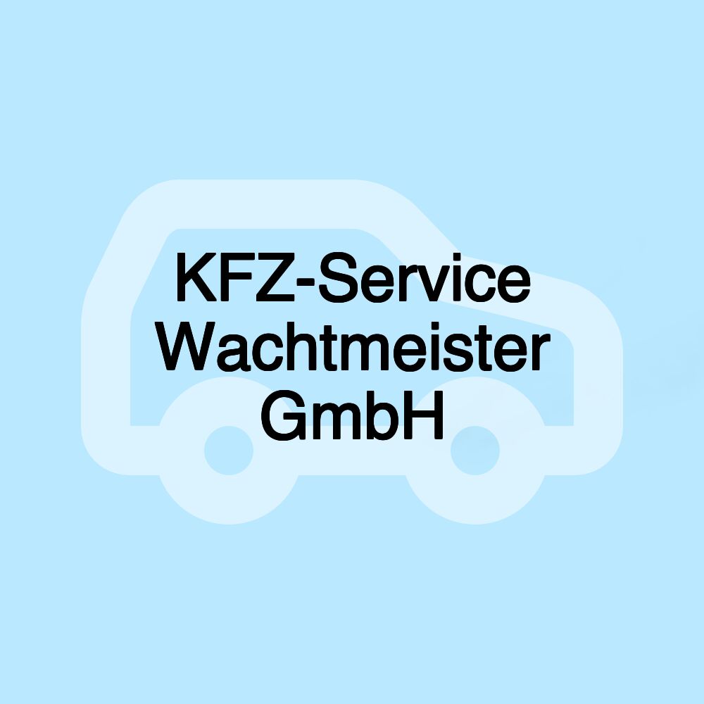 KFZ-Service Wachtmeister GmbH