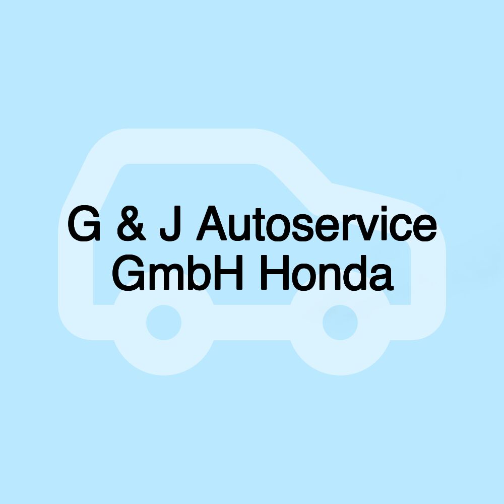 G & J Autoservice GmbH Honda