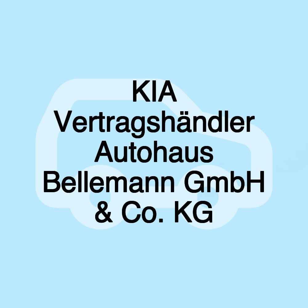 KIA Vertragshändler Autohaus Bellemann GmbH & Co. KG