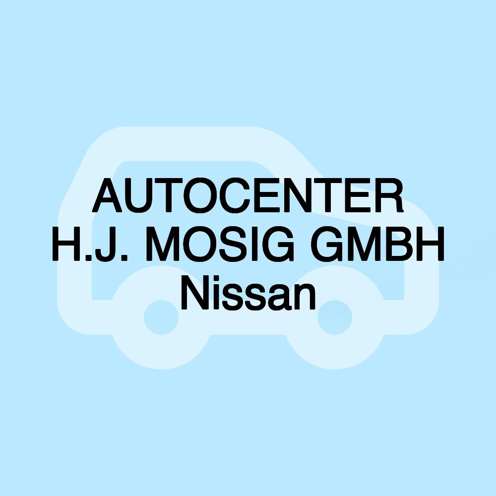 AUTOCENTER H.J. MOSIG GMBH Nissan