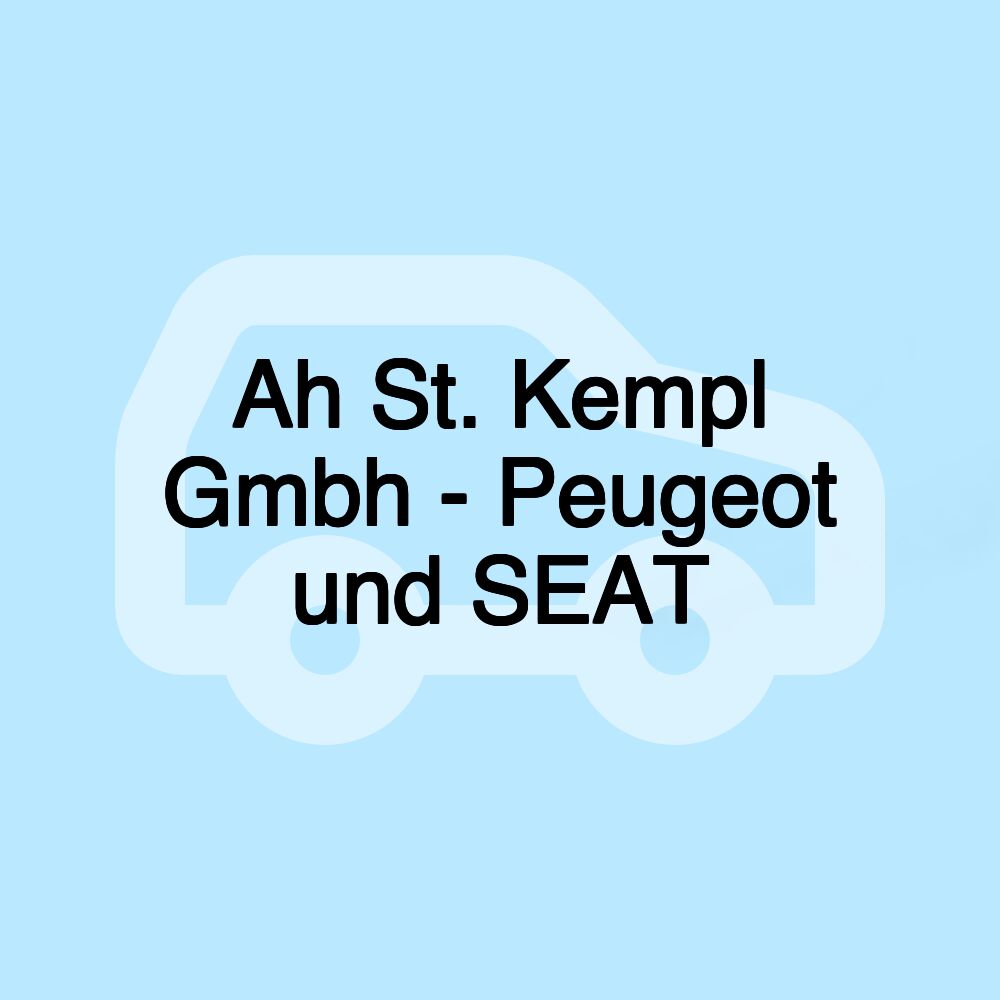 Ah St. Kempl Gmbh - Peugeot und SEAT