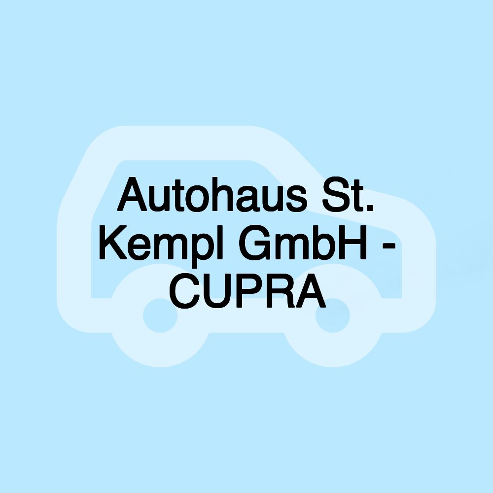 Autohaus St. Kempl GmbH - CUPRA