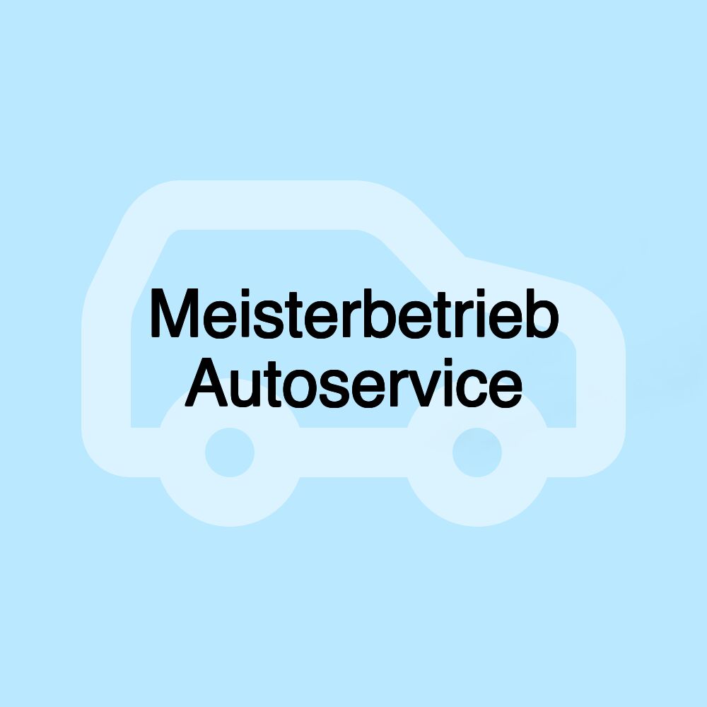 Meisterbetrieb Autoservice