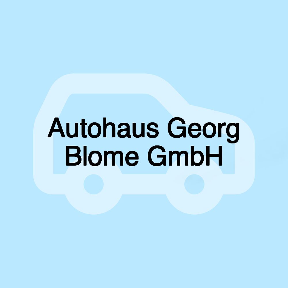 Autohaus Georg Blome GmbH