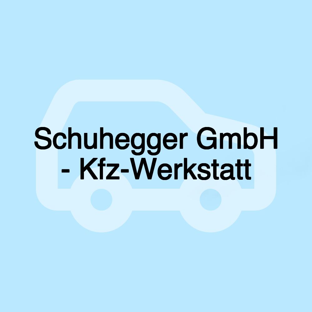 Schuhegger GmbH - Kfz-Werkstatt