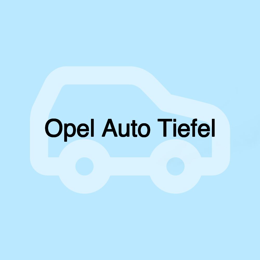 Opel Auto Tiefel